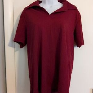 Men's Express M Casual Turndown Collar Short Sleeve Polo Shirt